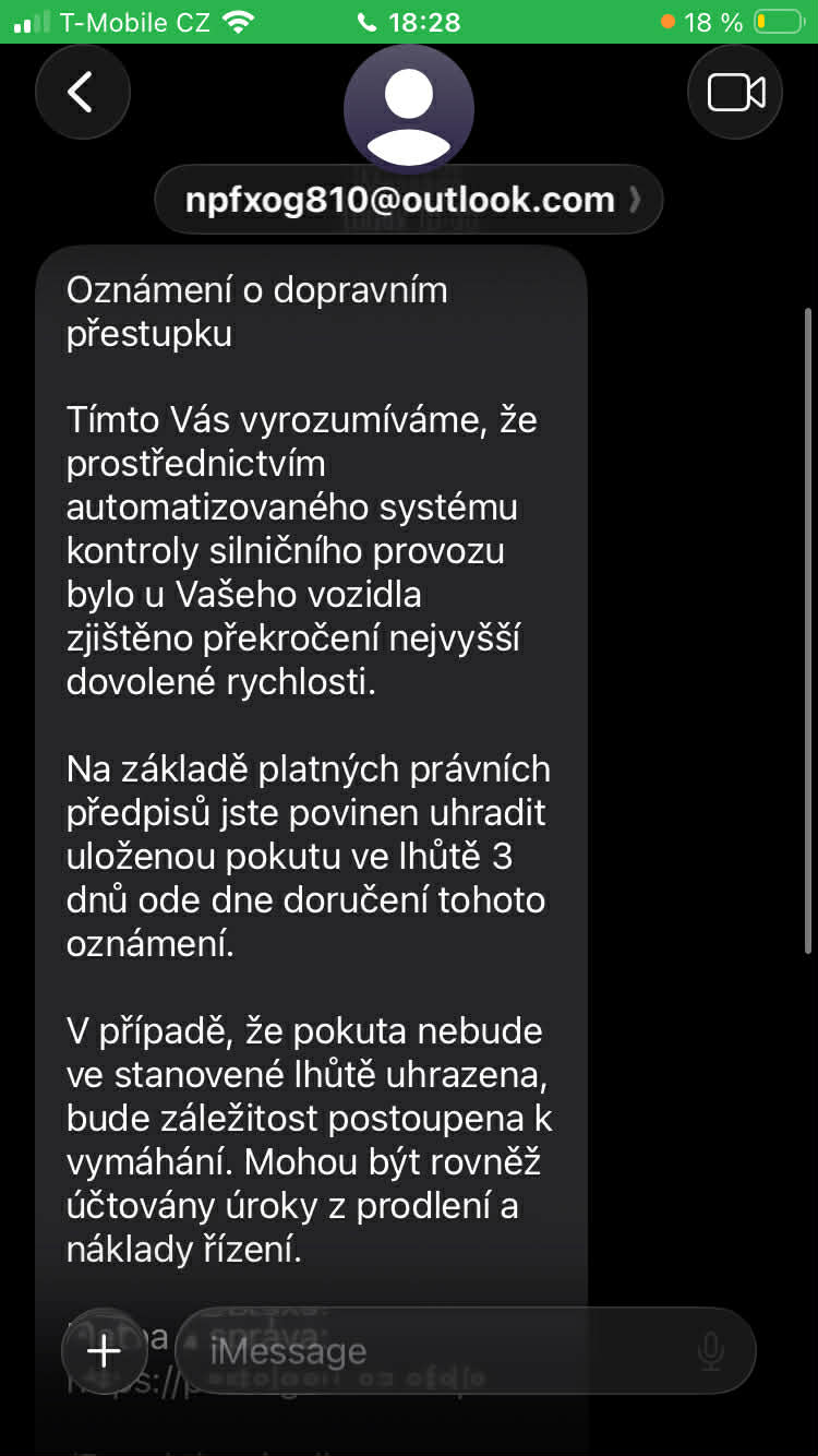 Pozor na podvodné sms!