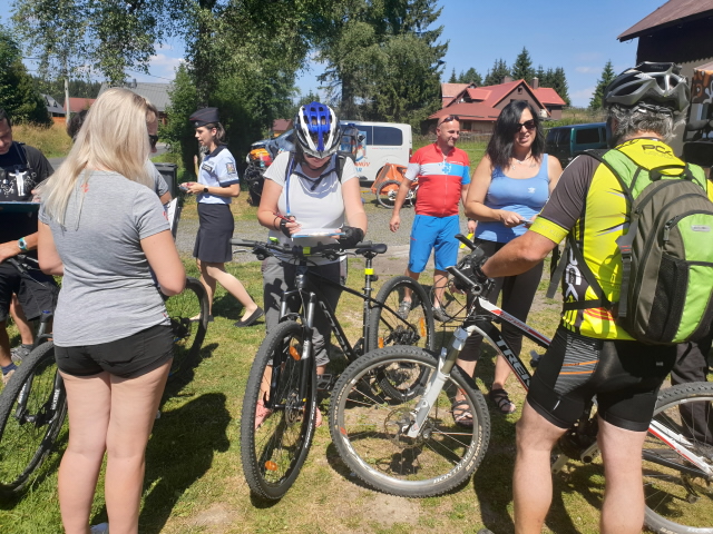 Pr. akce - cyklisté na Přebuzi