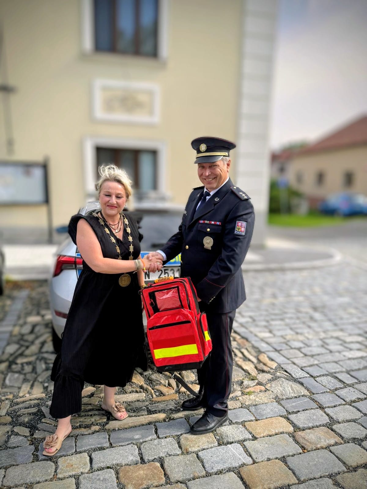 Předání zdravotnického batohu 4