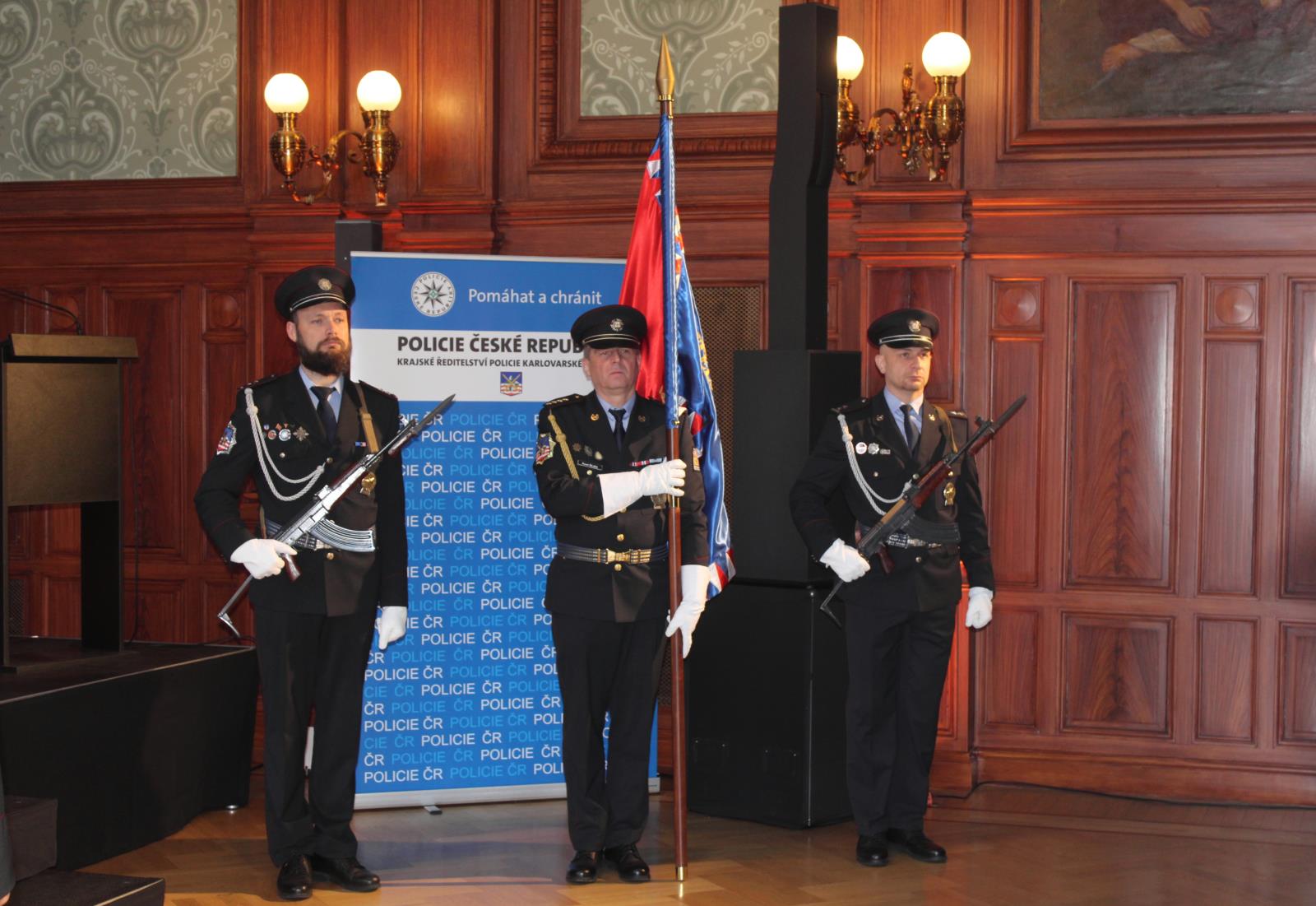 Předávání medailí