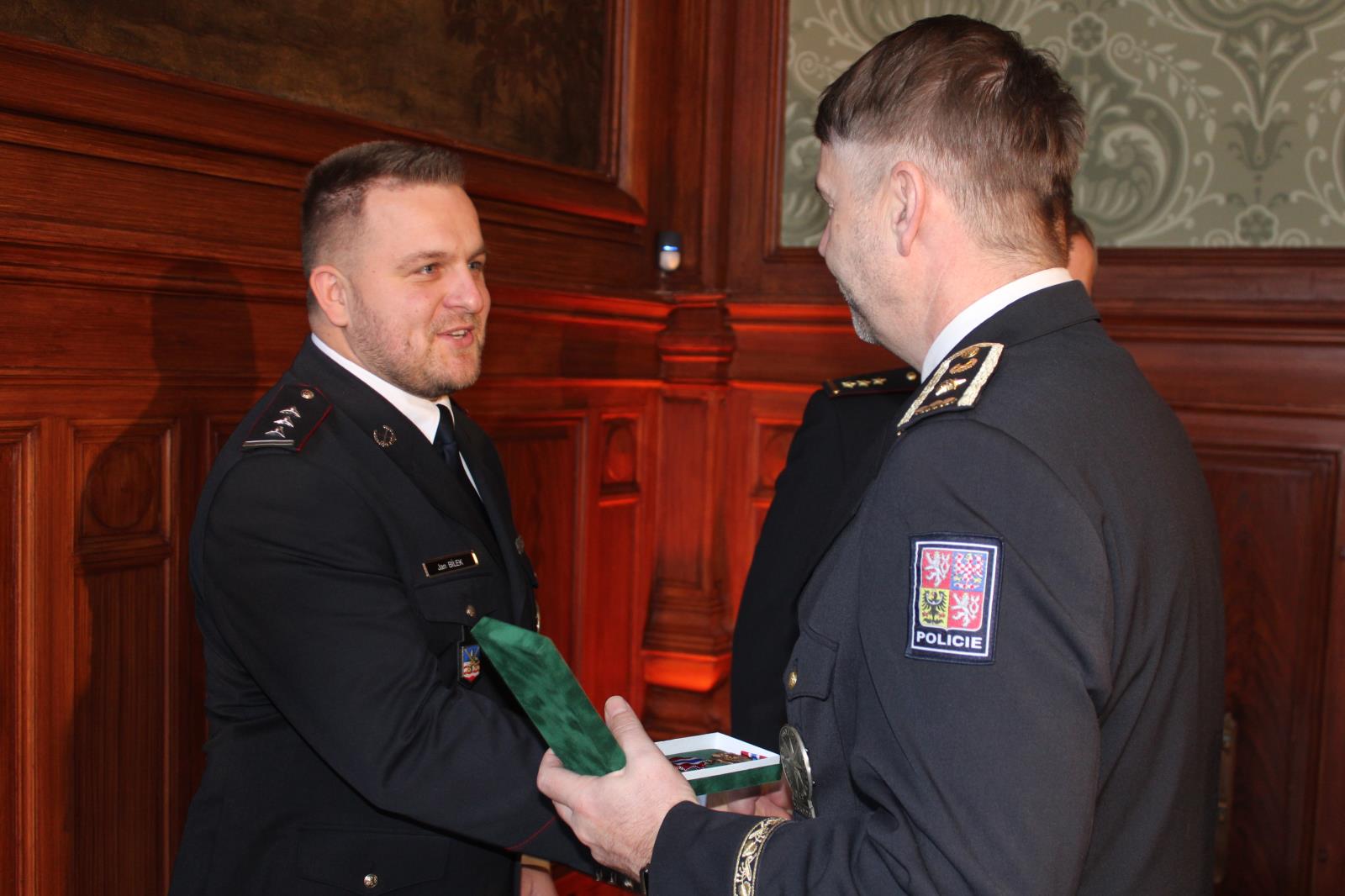 Předávání medailí