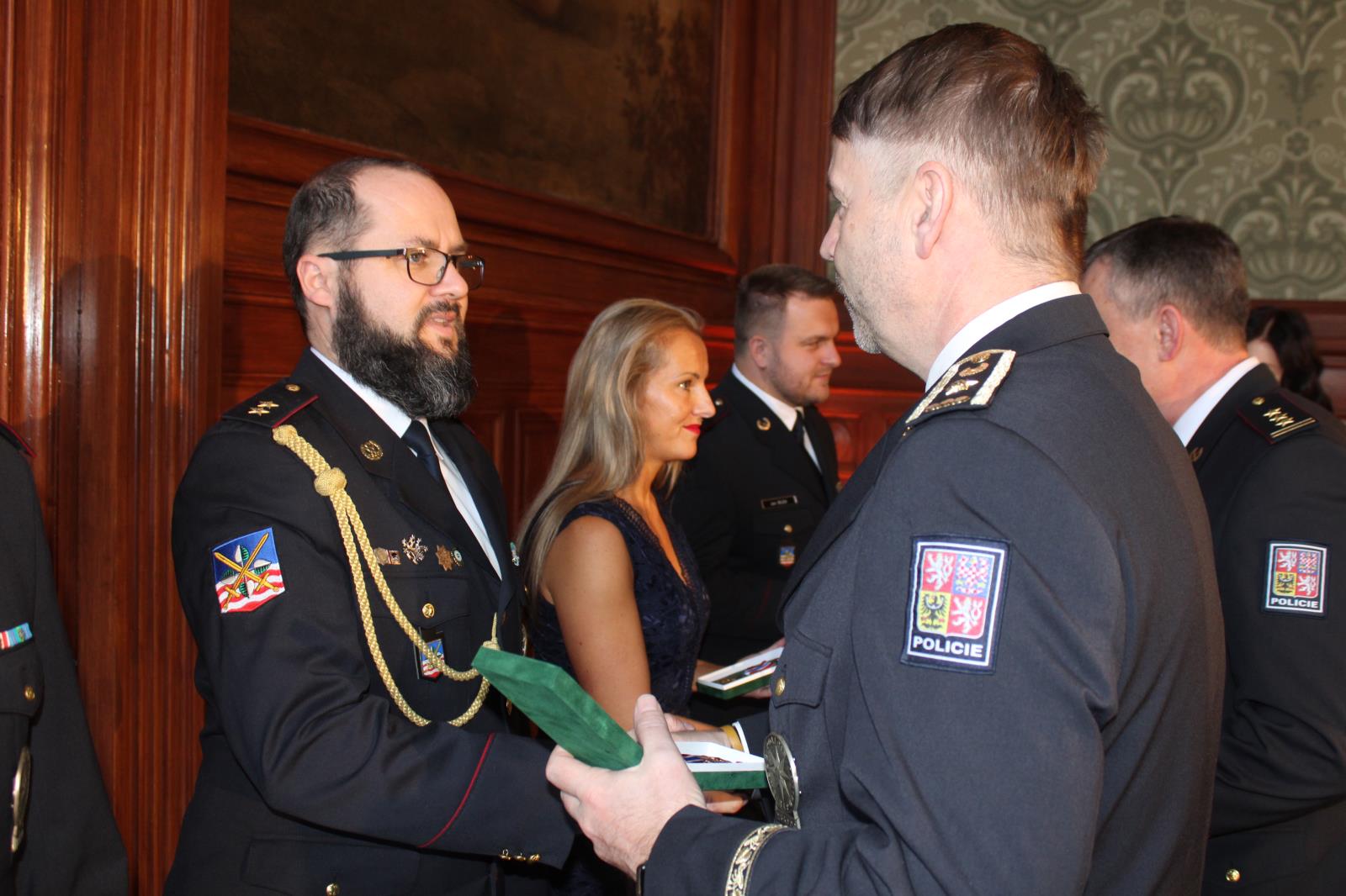 Předávání medailí