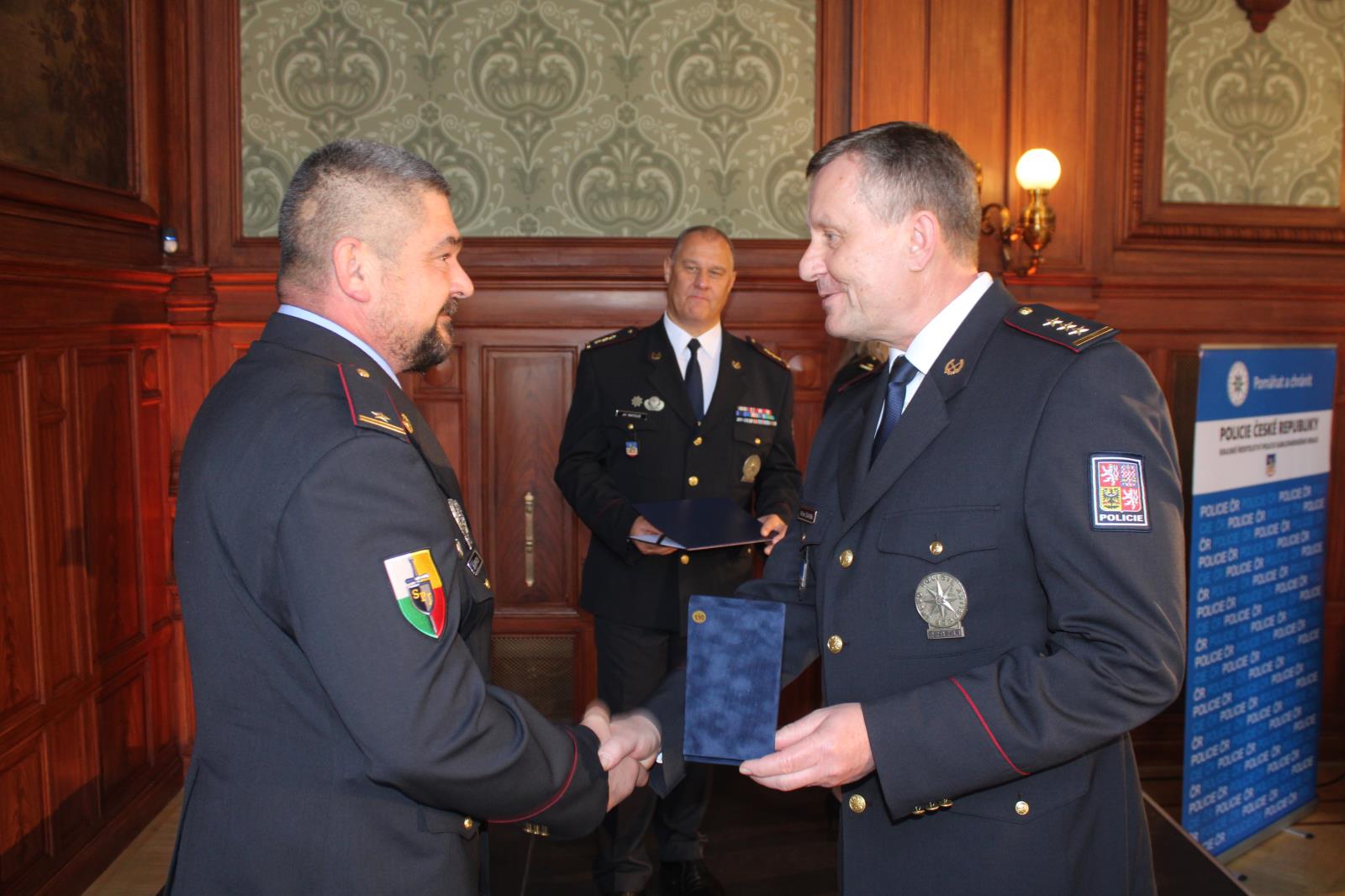 Předávání medailí