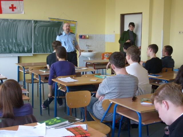 Přednáška ve Slovanském gymnáziu 1