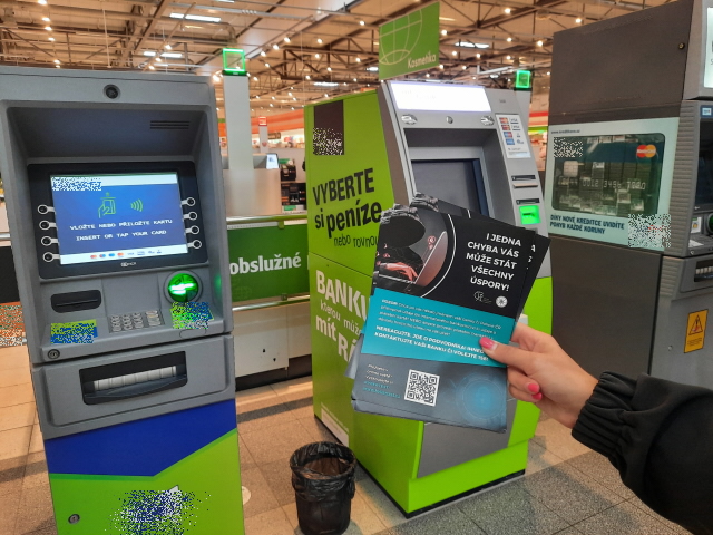Preventivní akce "kyberkampaň" bankomaty