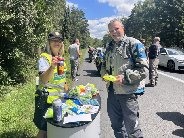 Preventivní akce na motocyklisty