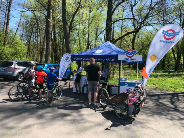 Preventivní akce zaměřená na cyklisty