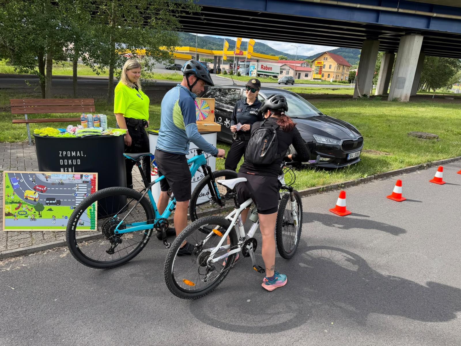 Preventivní akce zaměřené na cyklisty