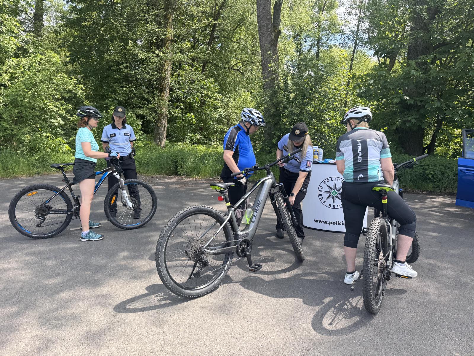 Preventivní akce zaměřené na cyklisty