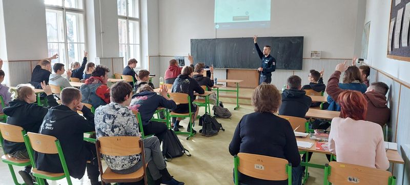 Preventivní přednáška studentům SŠŘ Jaroměř 14.3.2024