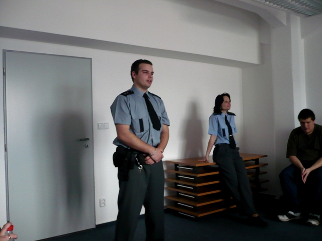 Prezentace policie ve sportovním centru 02