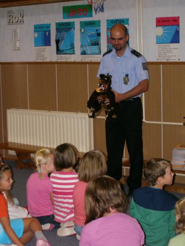 První setkání školáků s policisty