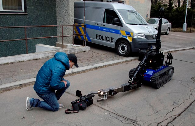 Pyrotechnický robot tEODor55