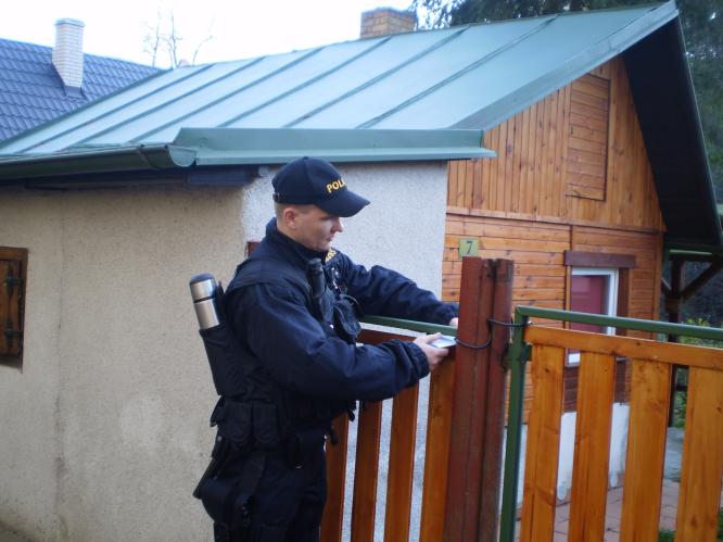 Rekreační oblast Roučmídův mlýn - ponechání preventivního letáku