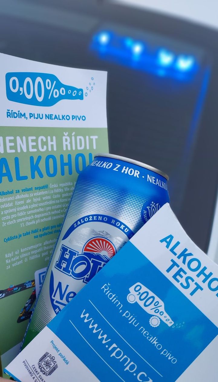 Řídím, piju nealko pivo