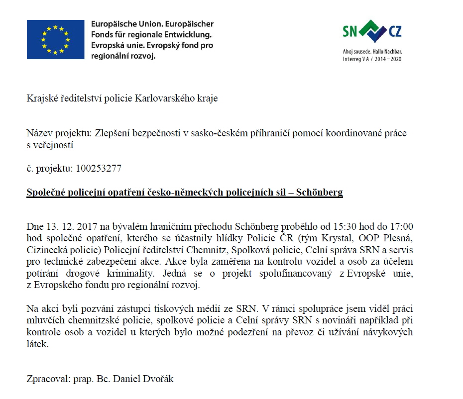 Schönberg prosinec 2017