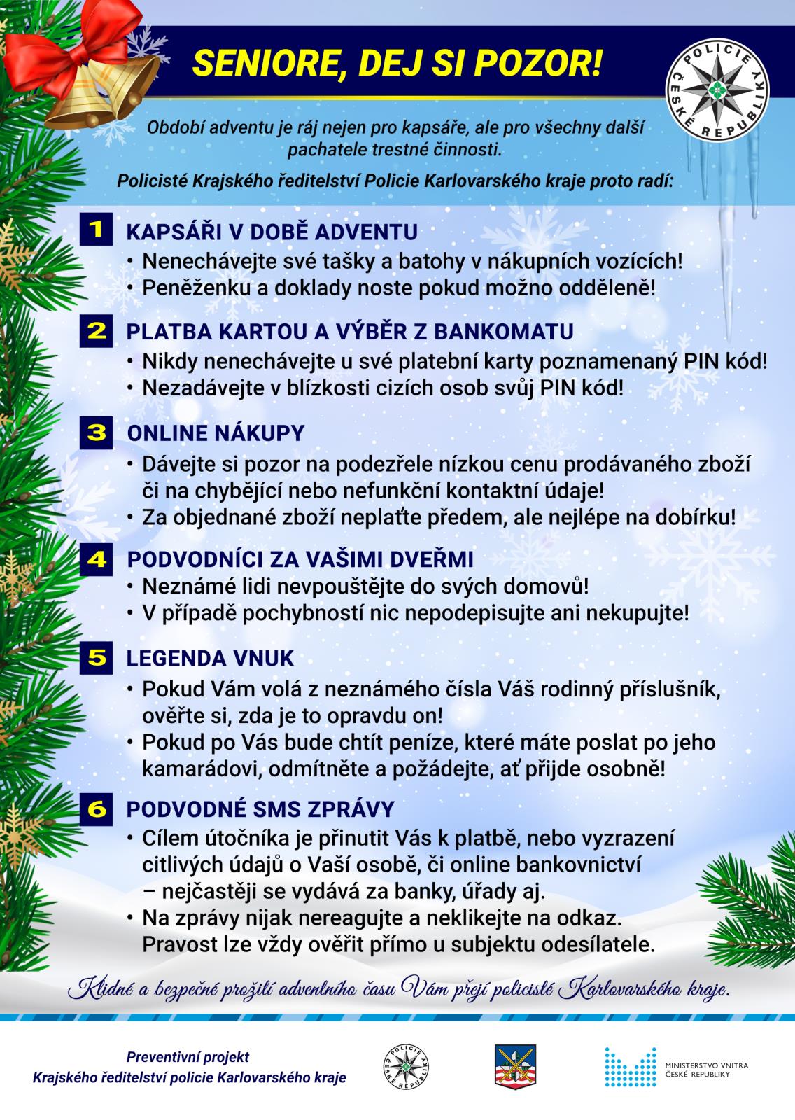 Seniore, dej si pozor!