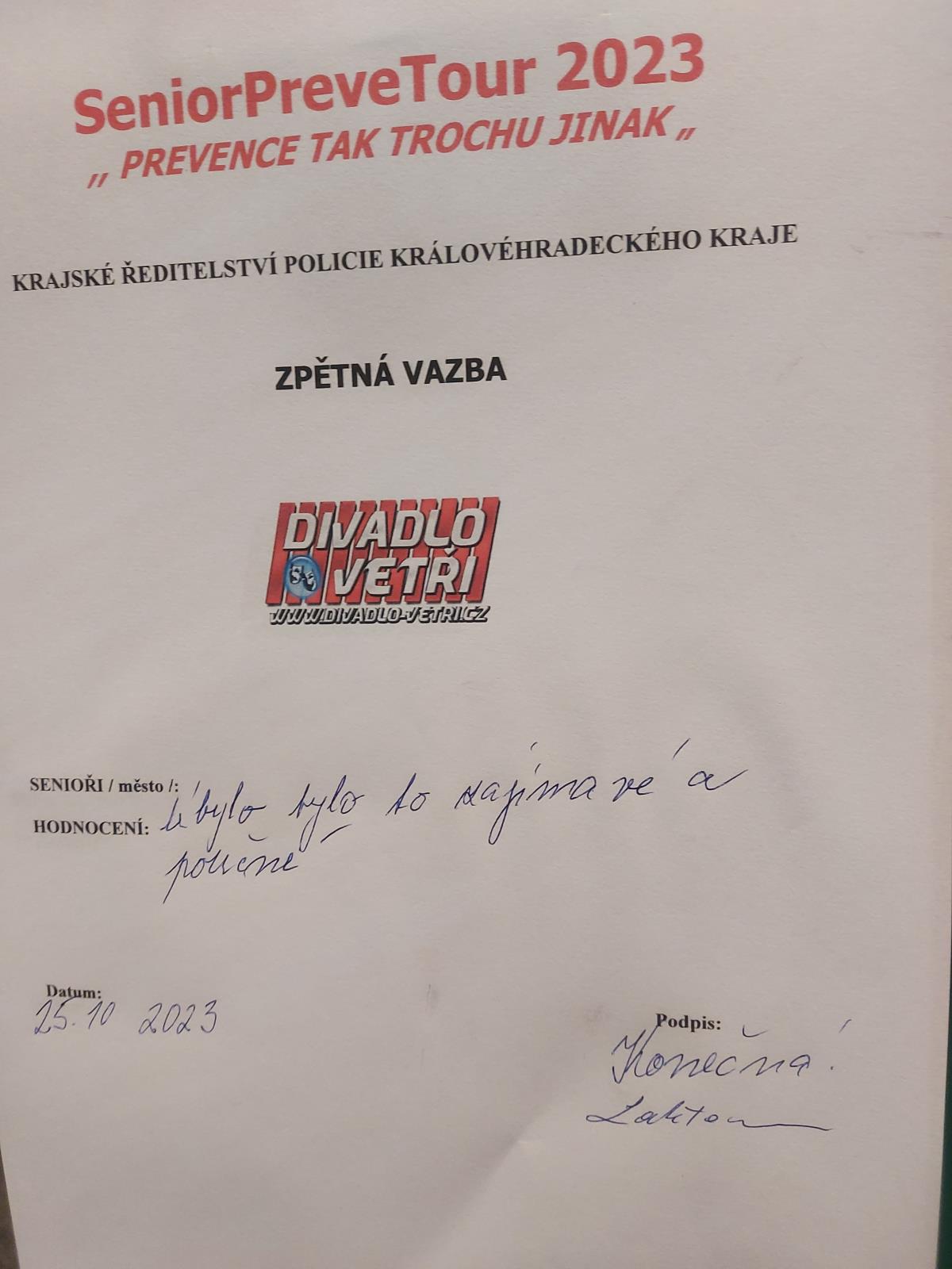 Senioři, nedejte se II 2023 13 Trutnov