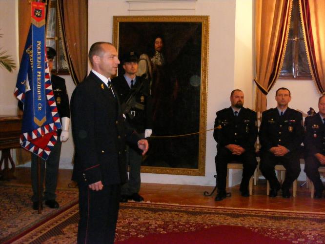 Slavnostní udílení ocenění policistům a  občanským zaměstnancům.JPG