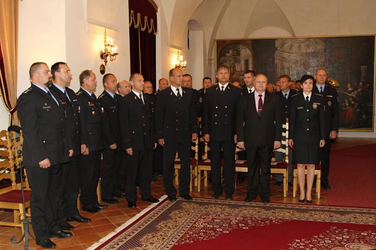 Slavnostní udílení ocenění policistům a  občanským zaměstnancům.JPG