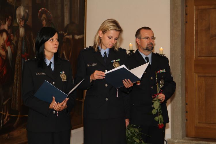 Slavnostní udílení ocenění policistům a  občanským zaměstnancům.JPG