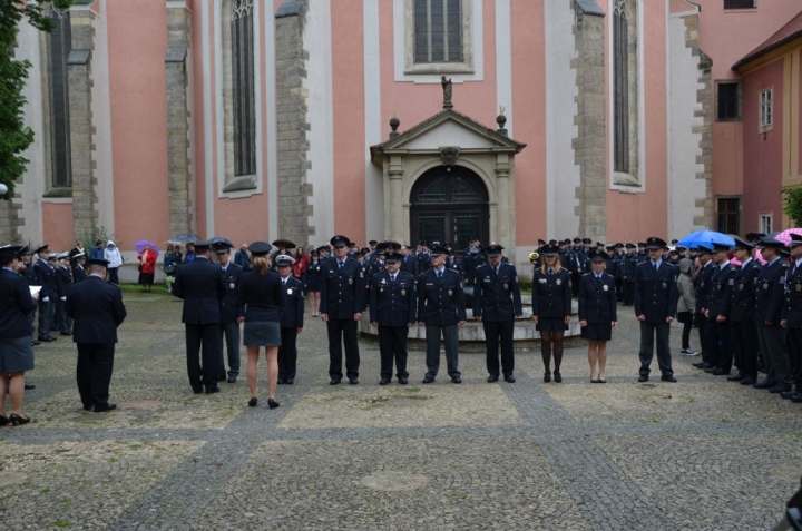 Služební slib v Praze 14