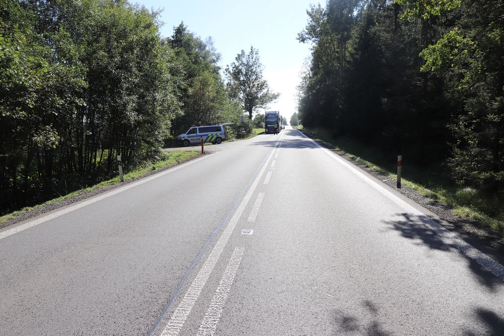 Snímky z místa nehody