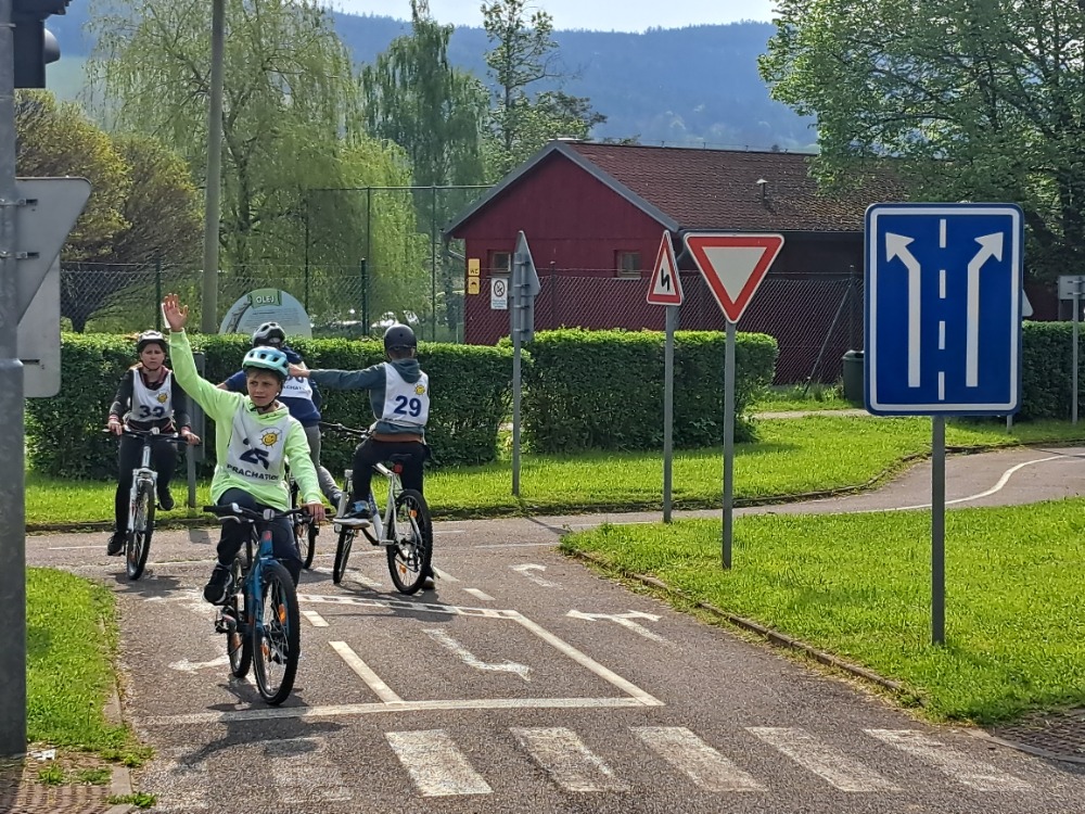 Soutěž mladých cyklistů Prachatice