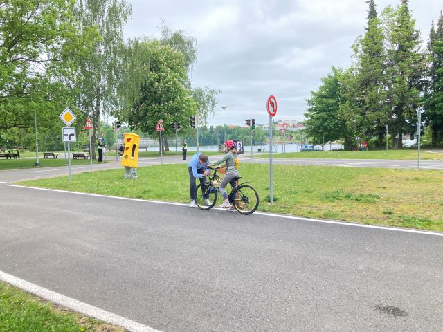 Soutěž mladých cyklistů Tábor - Písek 2025 (2).JPG