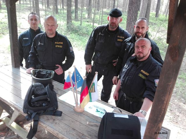 Společné cvičení PJ Dresden a SPJ KŘP-U