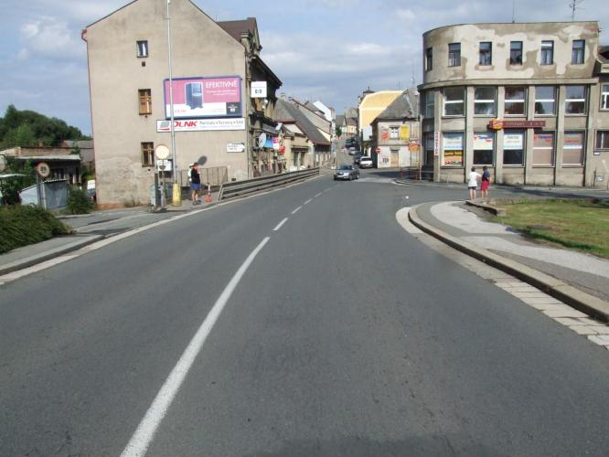 Sražená cyklistka - Česká Skalice 5.8.2008