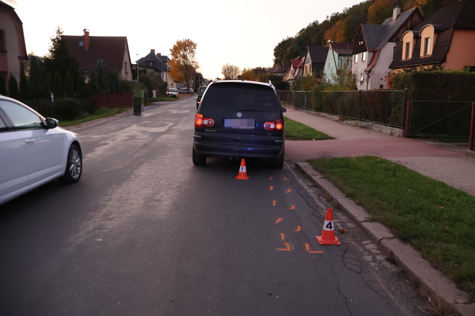 Sražený cyklista v Hostinném