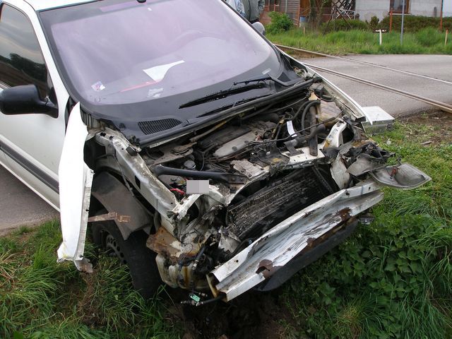 Srážka vlaku s autem u Světí - foto č. 4