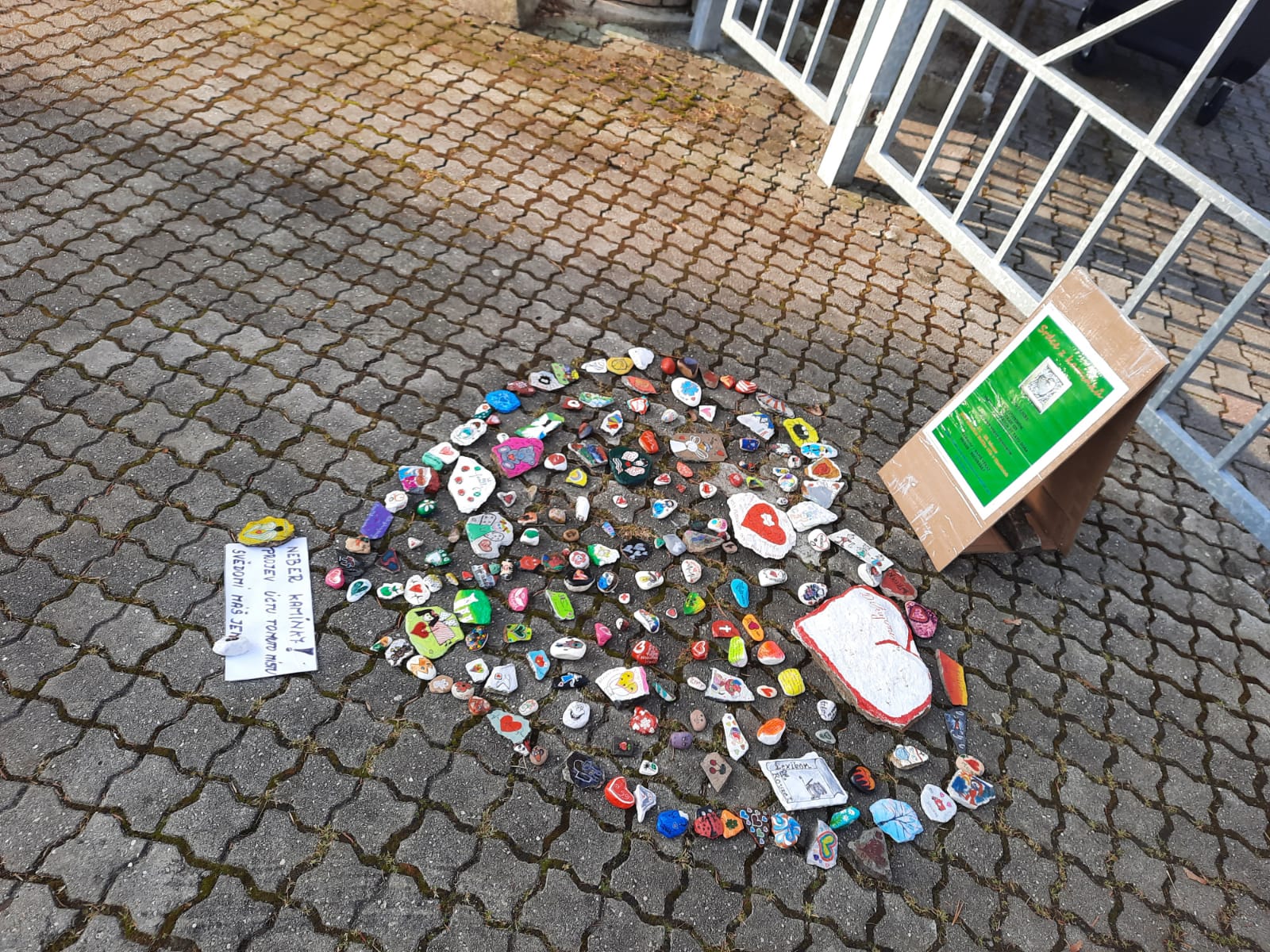 Srdce z kamínků