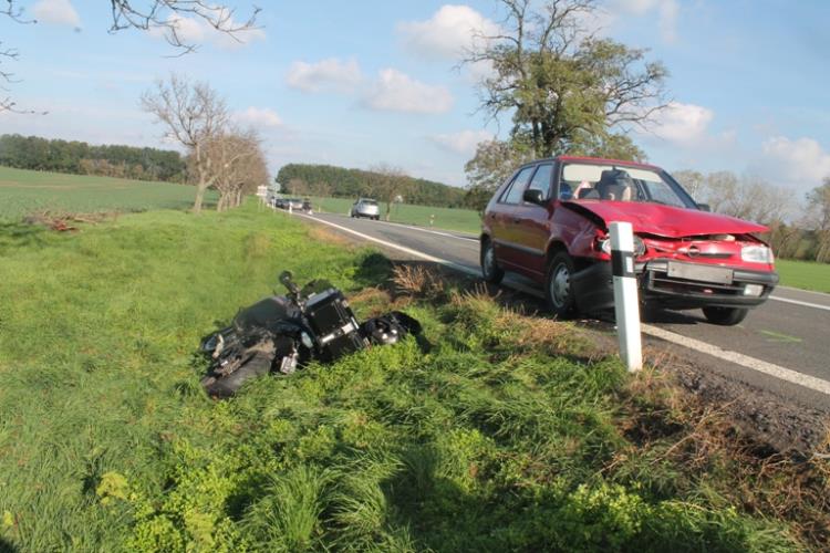 Střet Felicie s motorkou