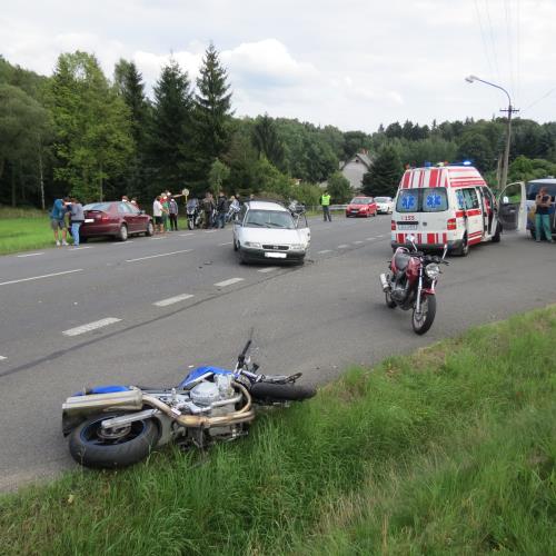 Střet OA+motorka 