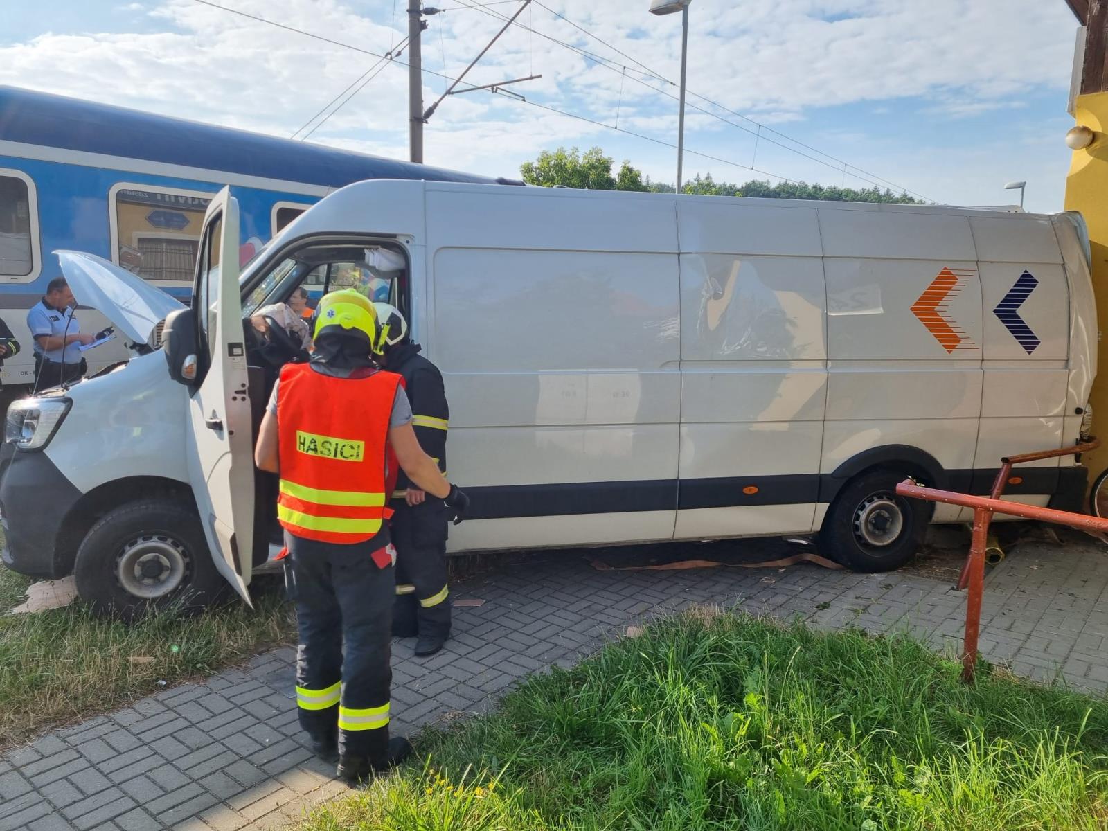 Střet UA a vlaku v Protivíně 1.