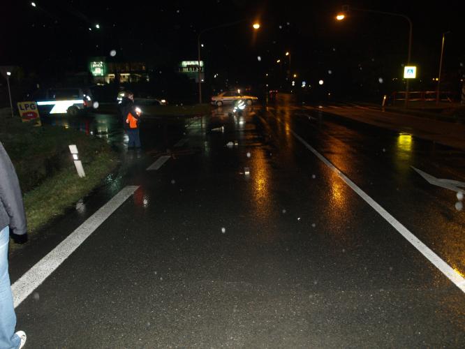 Střet s chodcem ve Val. Meziříčí