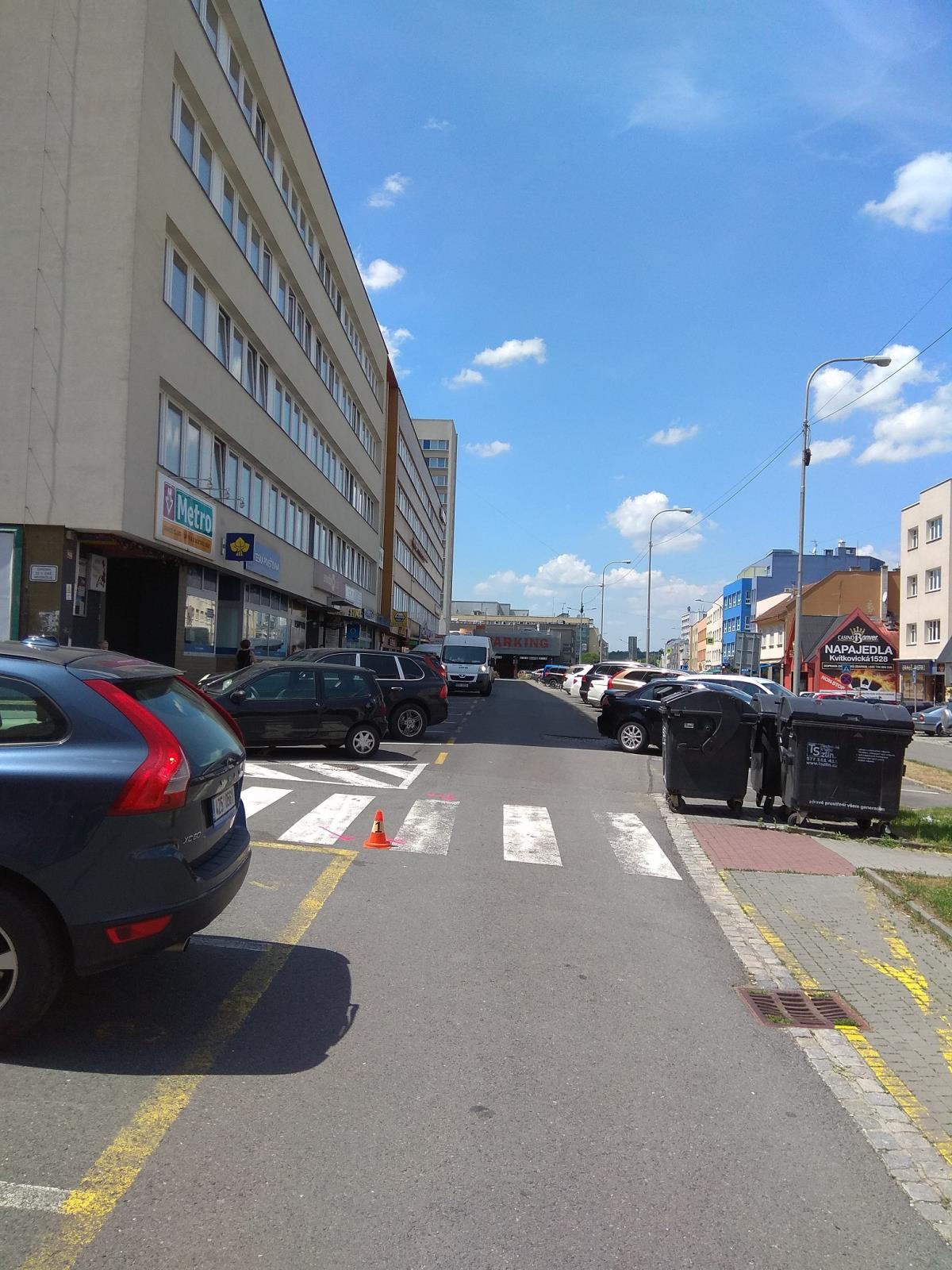 Střet vozidla s chodkyní