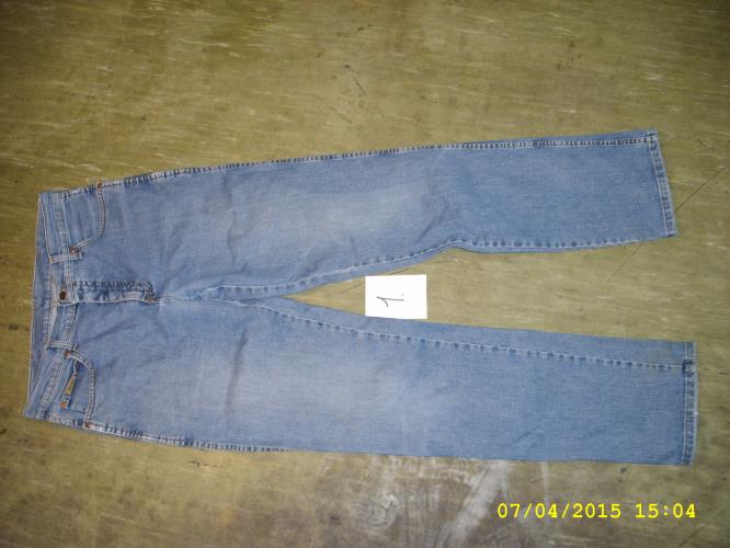 Světle modré kalhoty - rifle