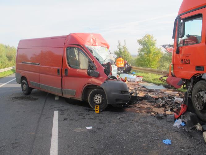 Těžká dopravní nehoda u Čáslavi