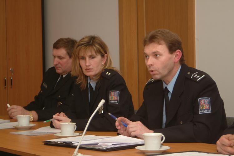 Tisková konference na policii v Jičíně