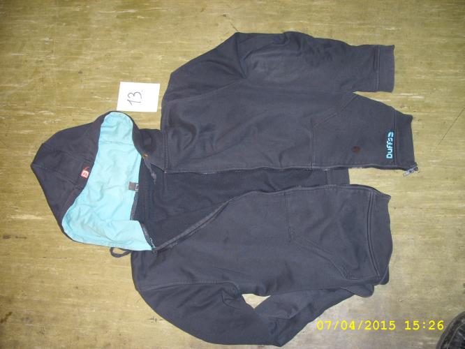 Tmavě modrá mikina s kapucí