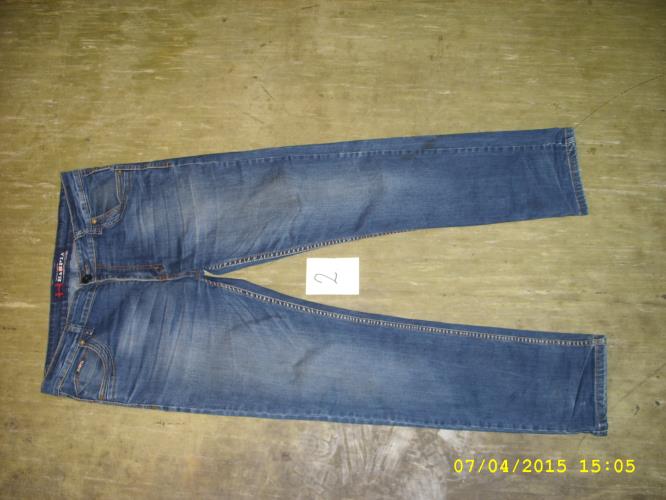 Tmavě modré kalhoty - rifle