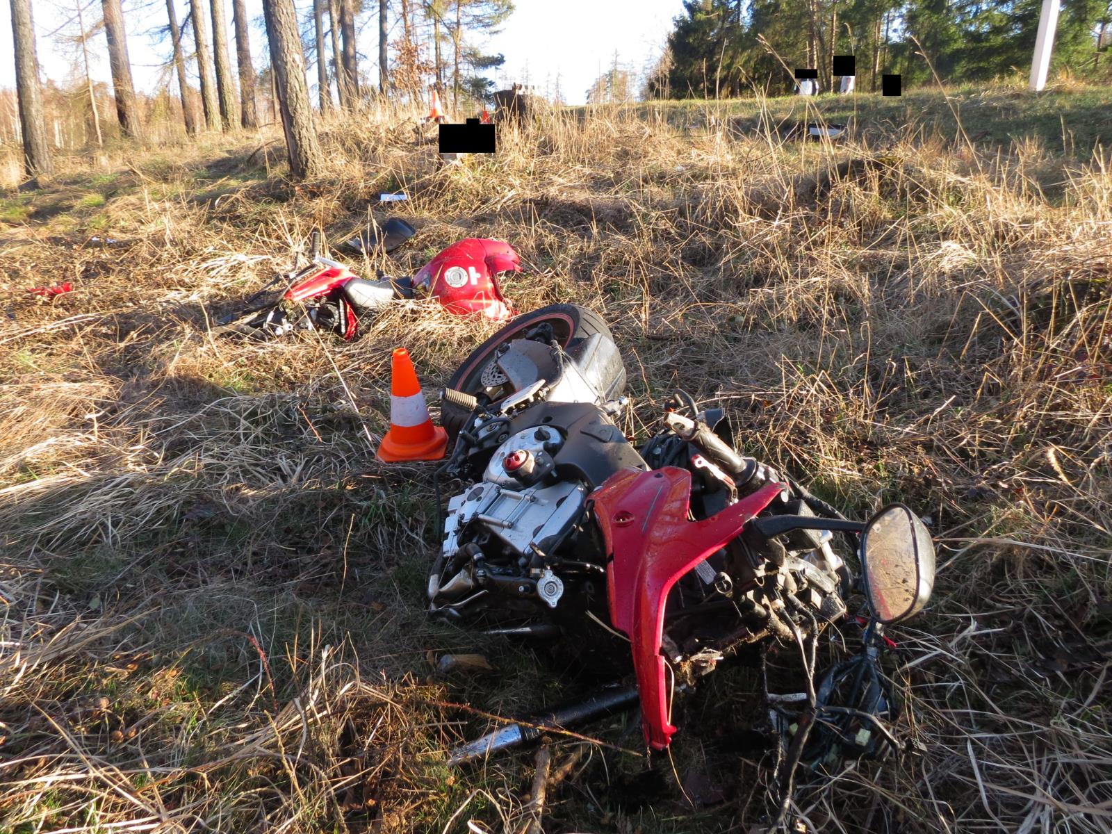 Tragická nehoda motorkáře