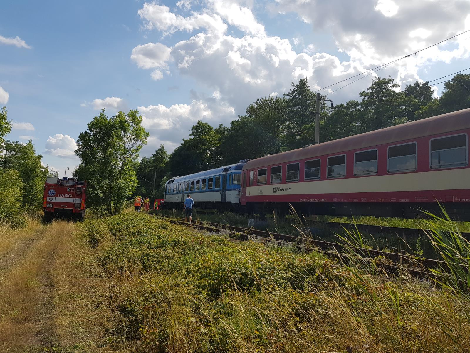 Tragická nehoda na železnici
