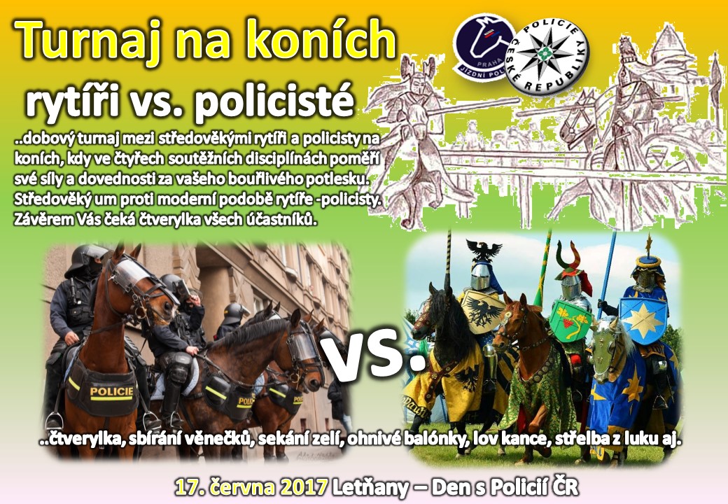Turnaj na koních rytíři vs. policisté  .jpg
