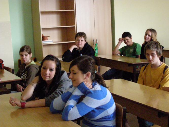 U osmáků na besedě