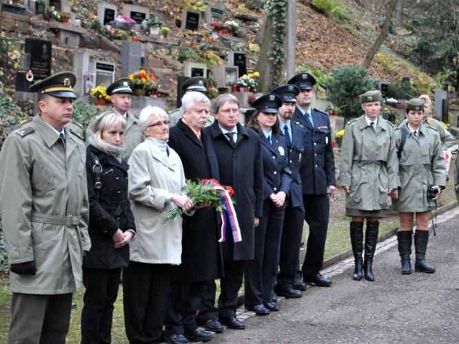 Uctění památky válečných veteránů 9.11. 2012