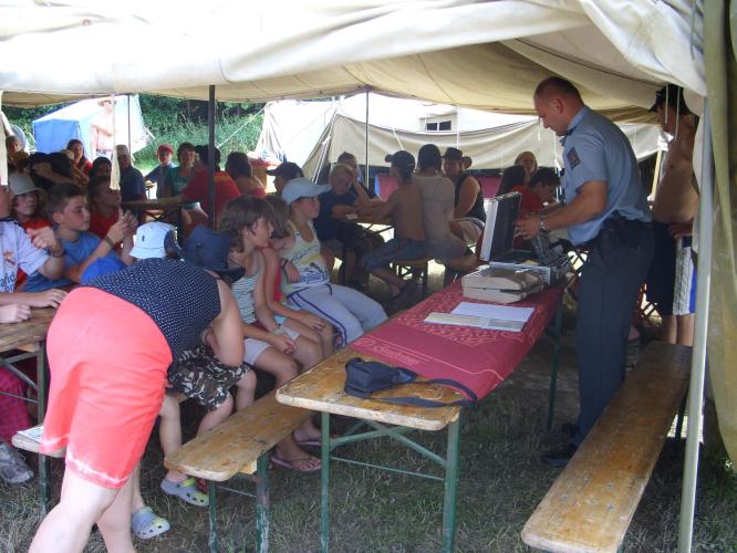 Ukázka policejní práce